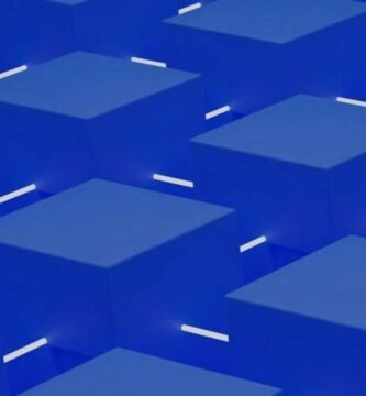 a group of blue squares